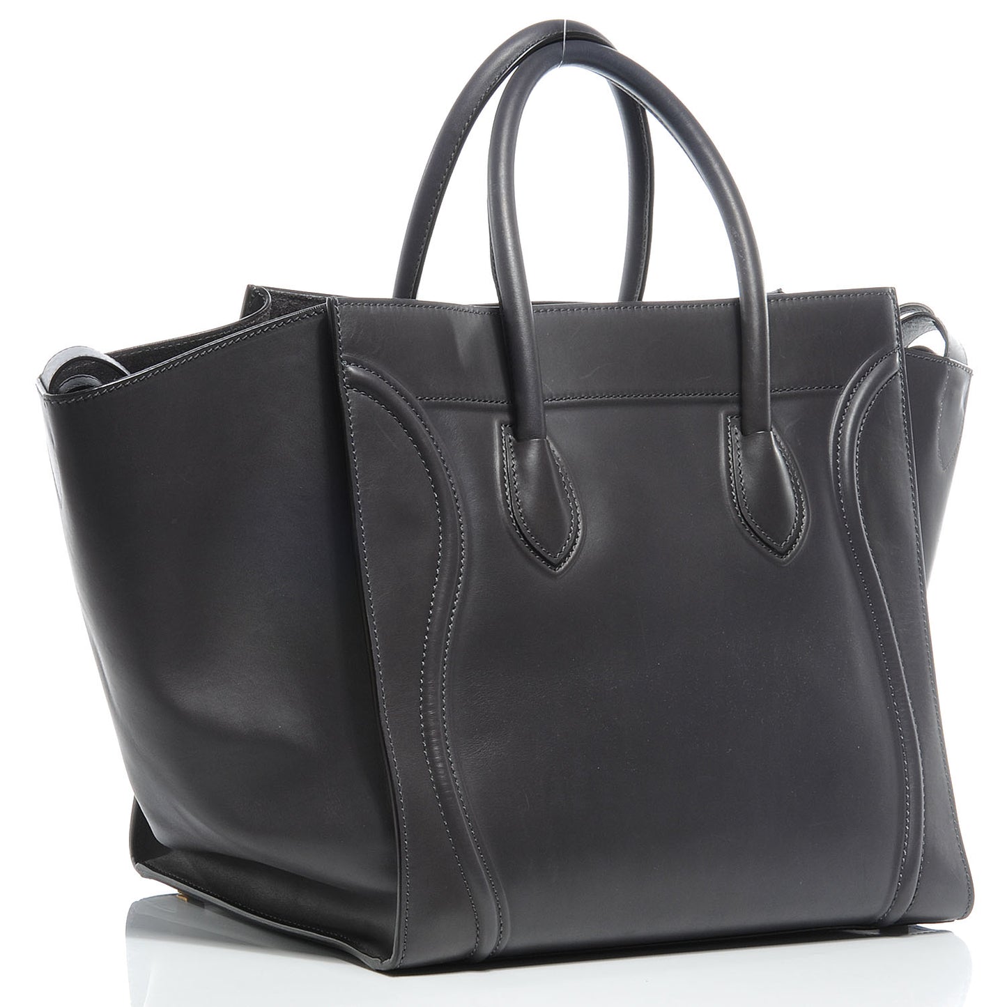 Smooth Calfskin Large Phantom Luggage Grey
