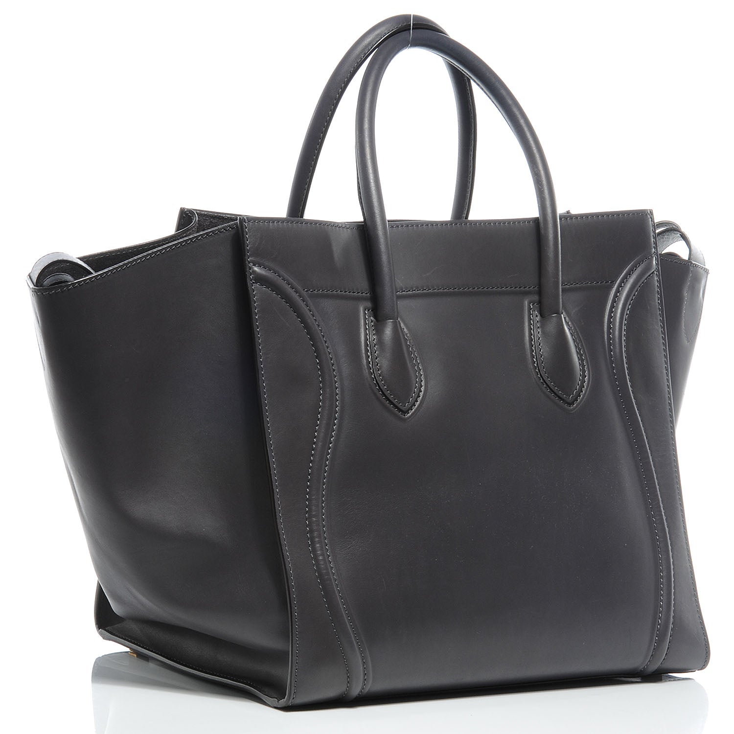 Celine Smooth Calfskin Large Phantom Luggage Grey 3 of 9