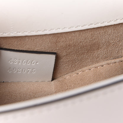 Gucci Calfskin Mini Sylvie Chain Shoulder Bag White 6 of 12
