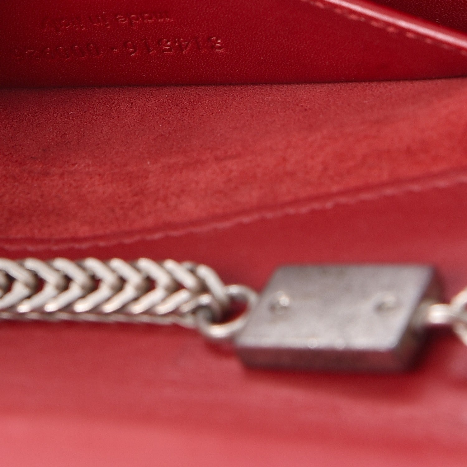 Saint Laurent Calfskin Small Betty Red 8 of 28