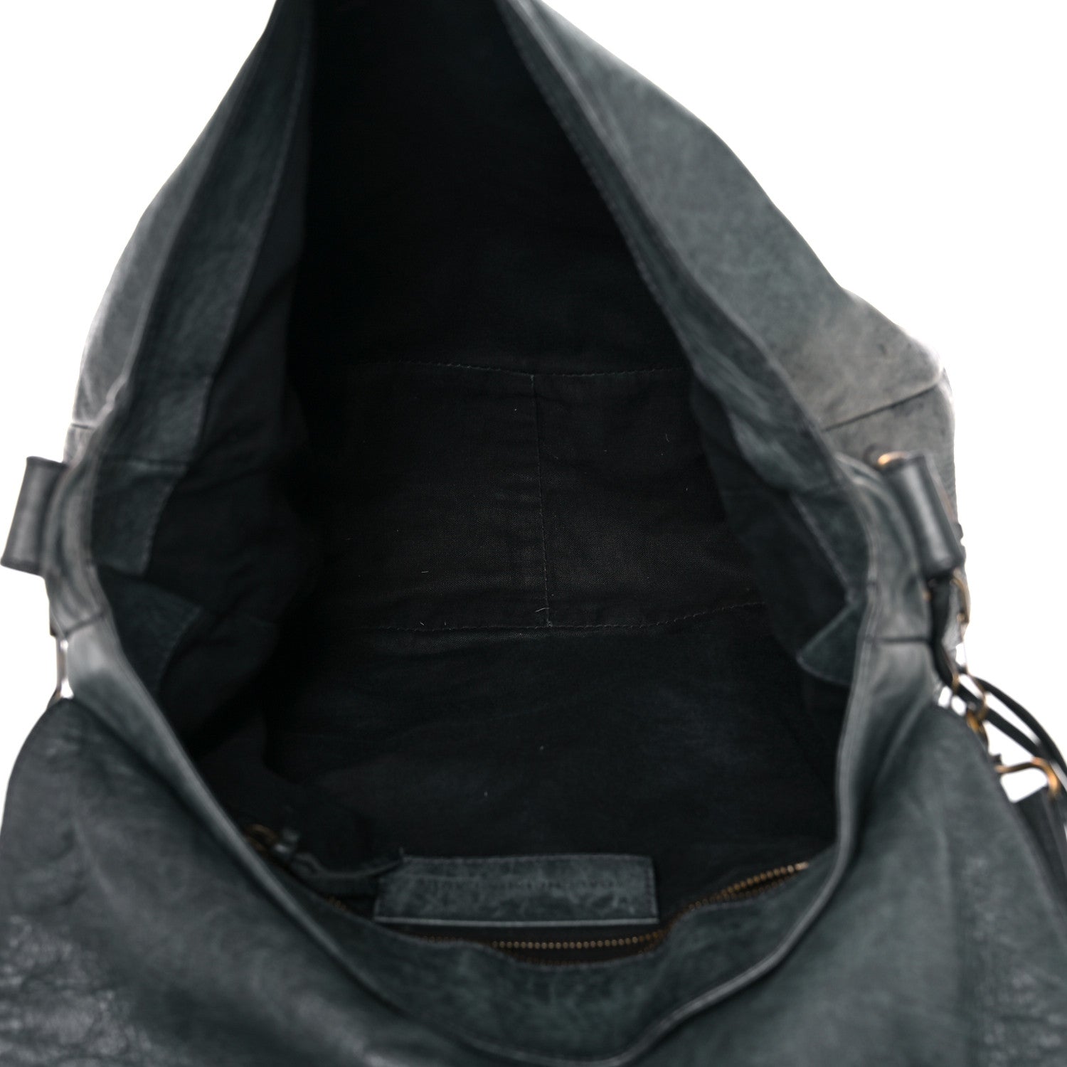 Balenciaga Agneau Classic Hardware Folk Messenger Anthracite 5 of 15