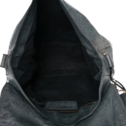 Balenciaga Agneau Classic Hardware Folk Messenger Anthracite 5 of 15