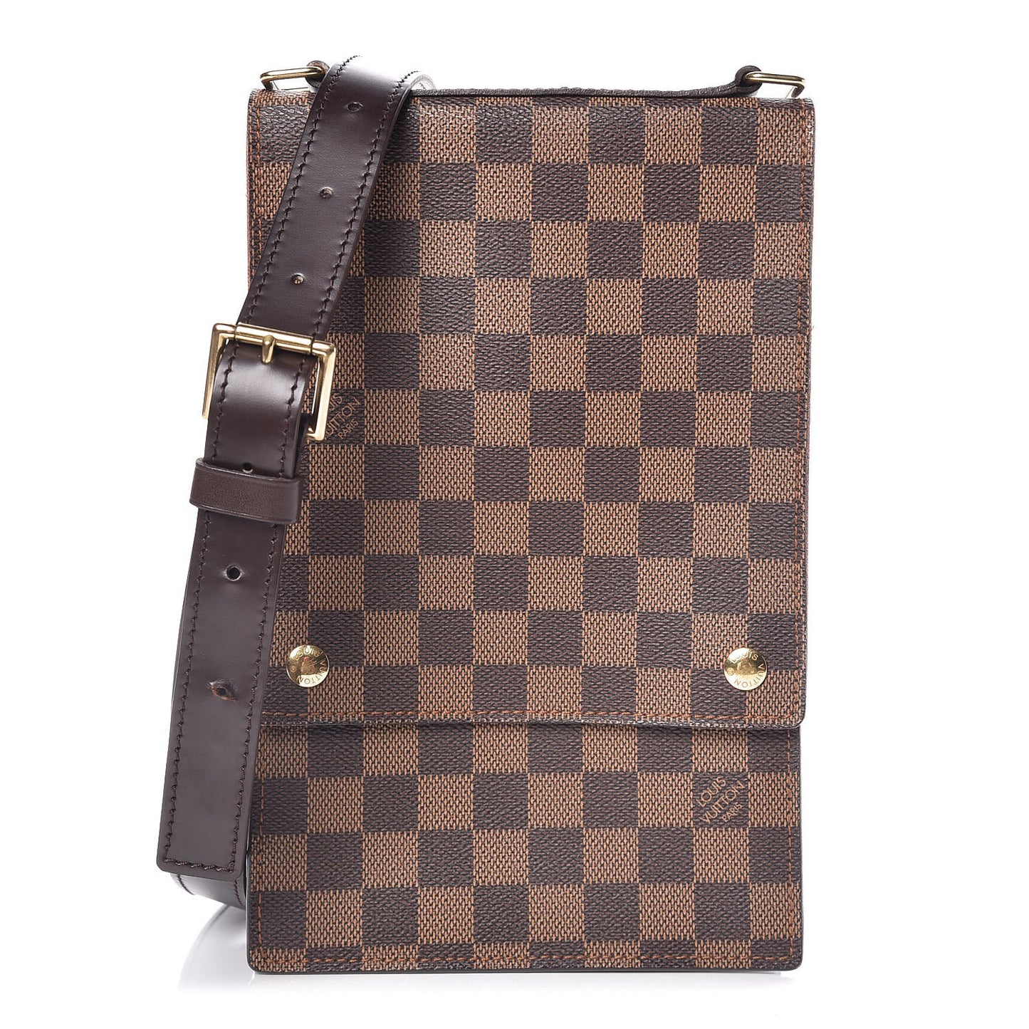 Damier Ebene Portobello Travel Shoulder Bag