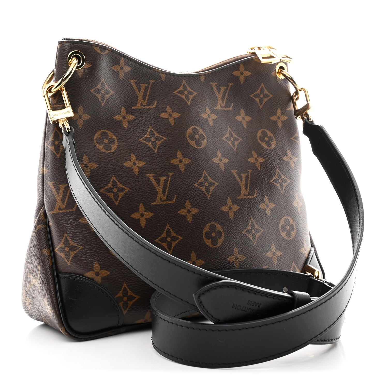 Louis Vuitton Monogram Odeon PM Black 3 of 10
