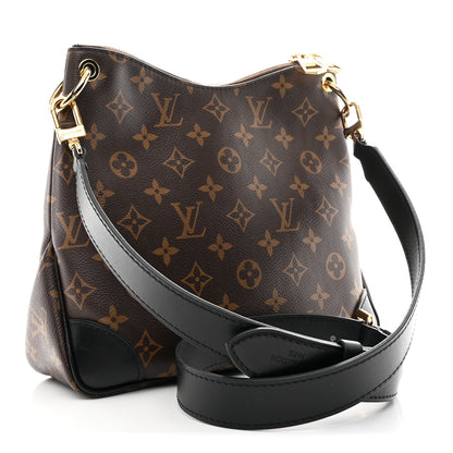 Louis Vuitton Monogram Odeon PM Black 3 of 10