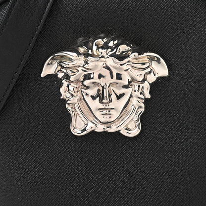Versace Saffiano Small Medusa Messenger Bag Black 7 of 10