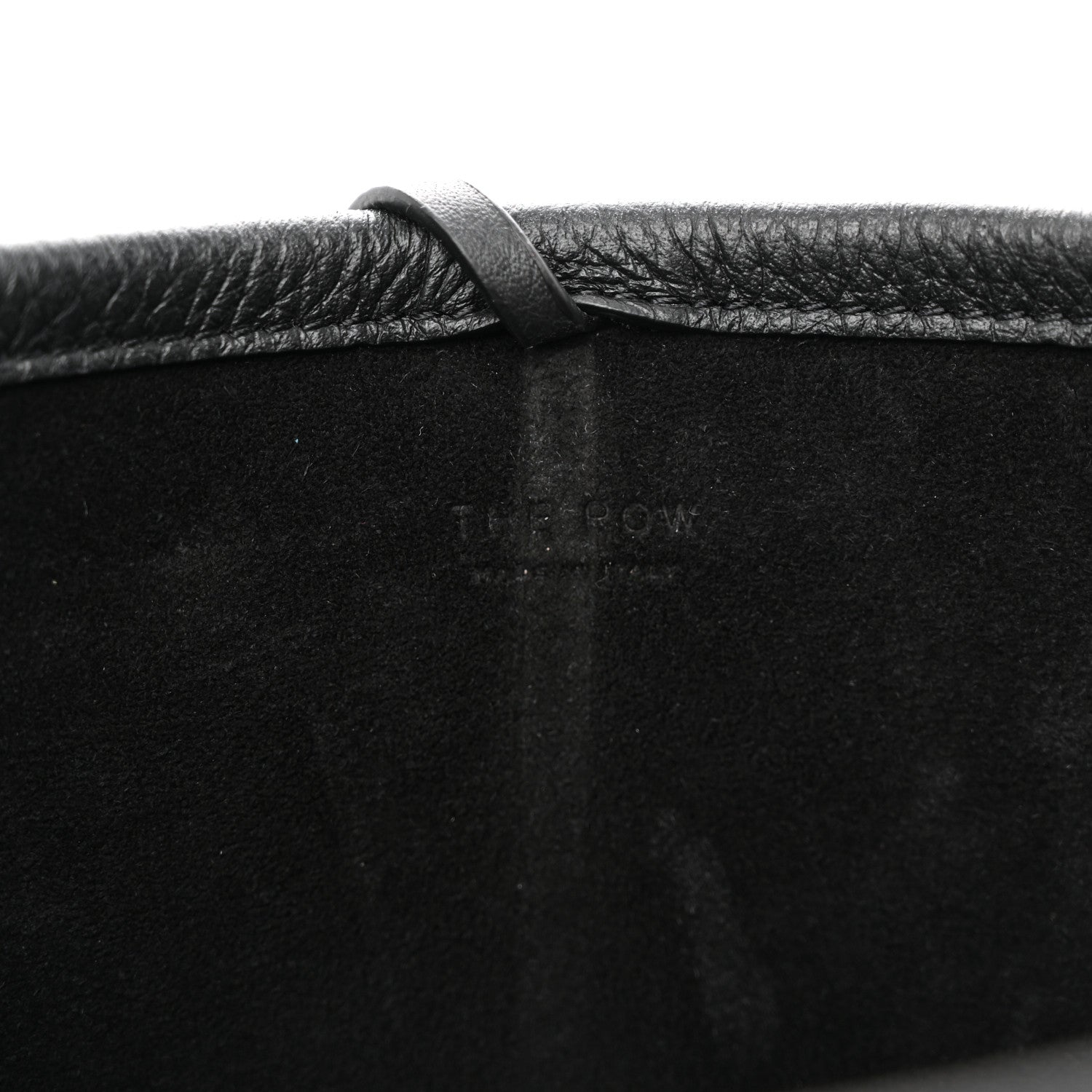 The Row Grained Calfskin Small N/S Park Tote Black 6 of 10