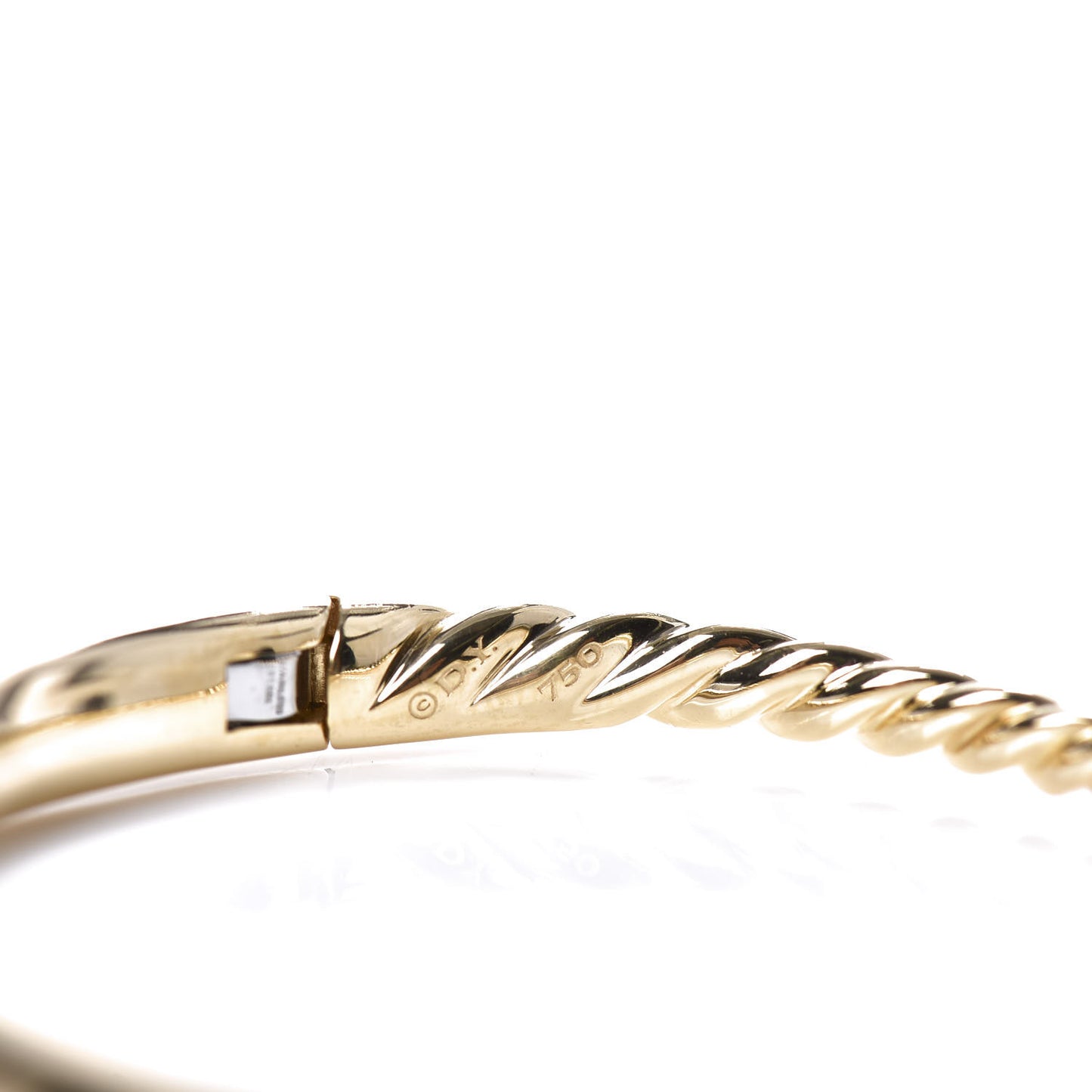 18K Yellow Gold 6.5mm Pure Form Smooth Bracelet