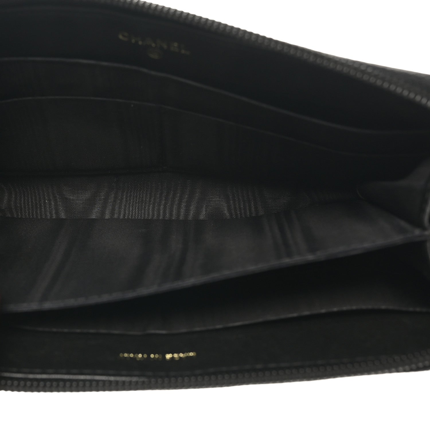 Chanel Caviar CC Timeless Large Zip Around Wallet Black 11 of 21