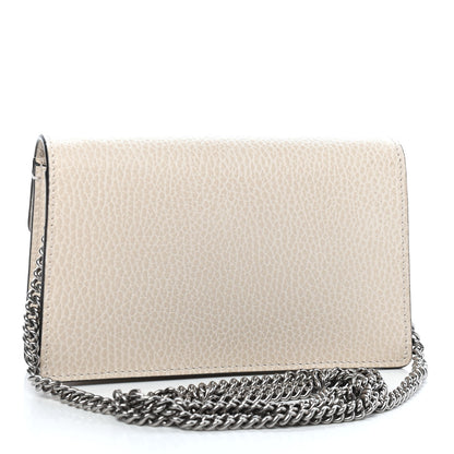 Gucci Dollar Calfskin Crystal Super Mini Dionysus Shoulder Bag Mystic White Black Diamond 3 of 9