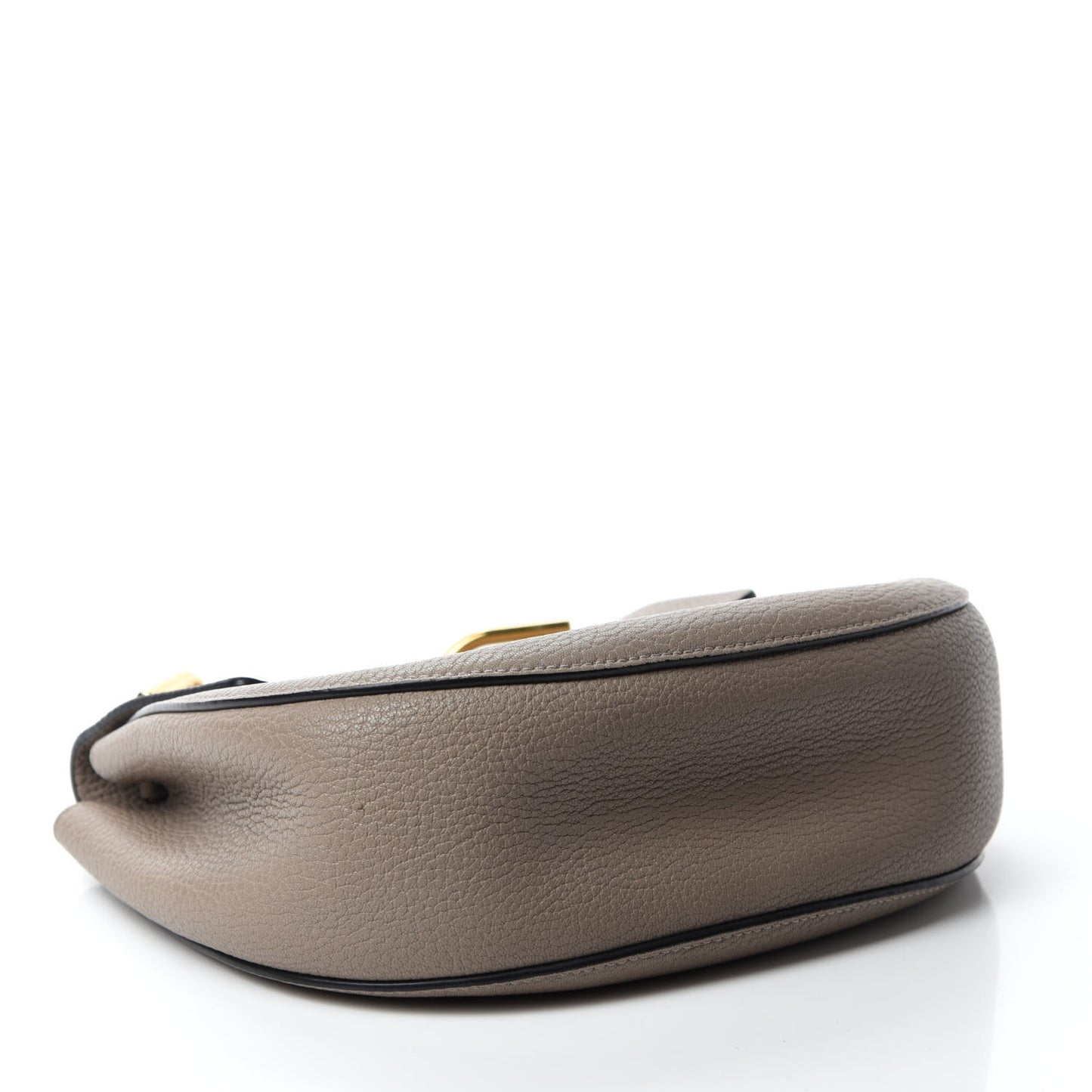 Grained Lambskin Drew Shoulder Bag Motty Grey