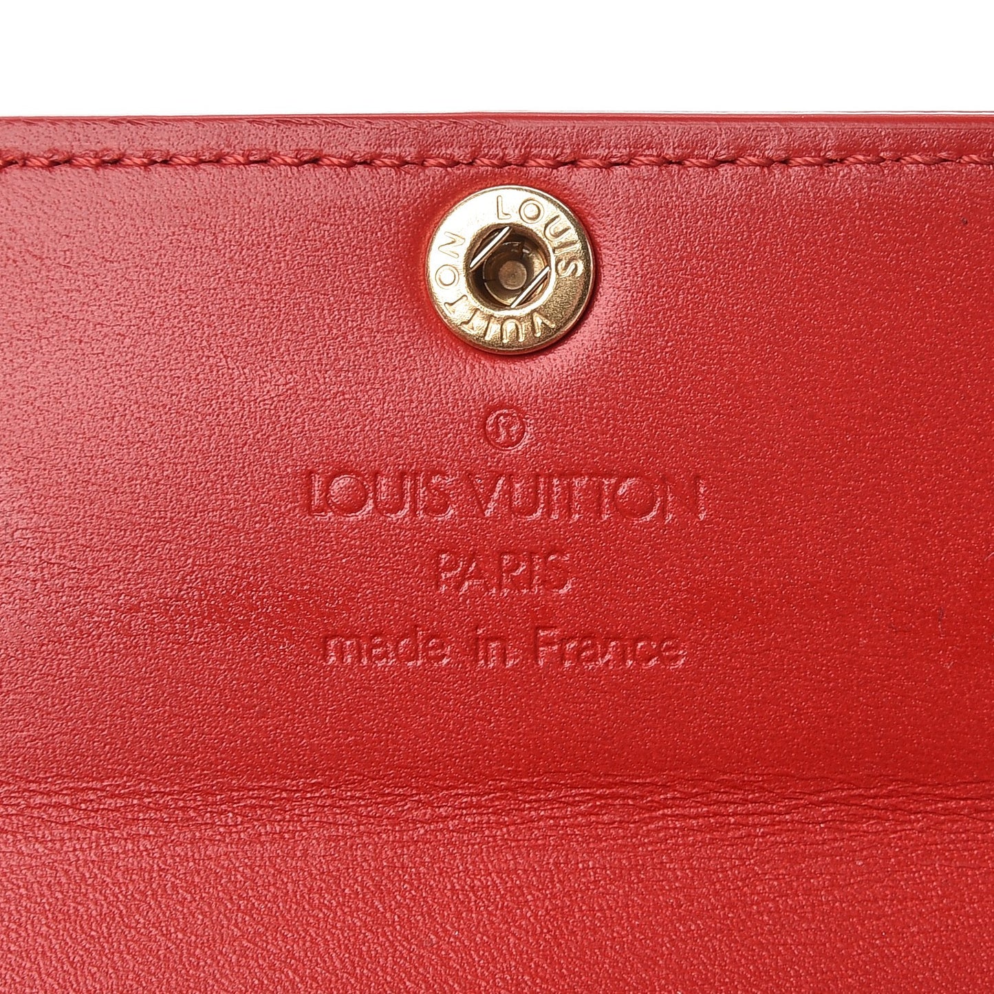 Vernis Ludlow Wallet Rouge