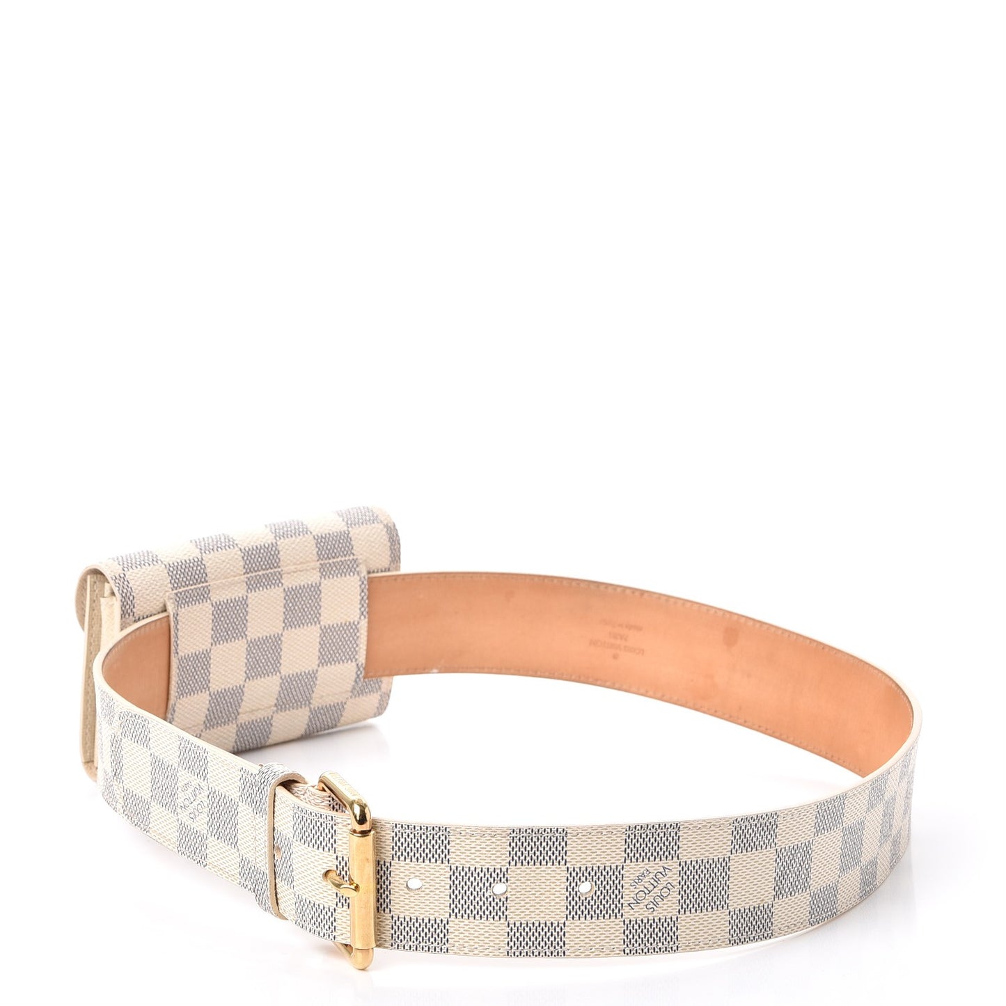 Damier Azur Pochette Solo Belt 85 34