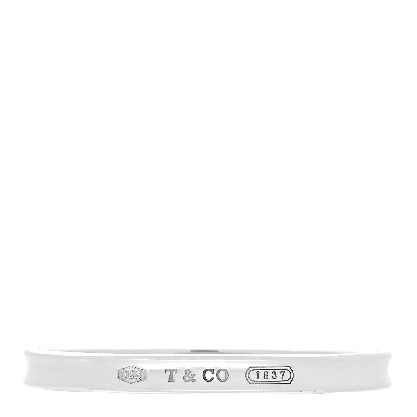 Sterling Silver Narrow 1837 Bangle Bracelet
