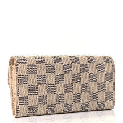 Louis Vuitton Damier Azur Emilie Wallet 2 of 4