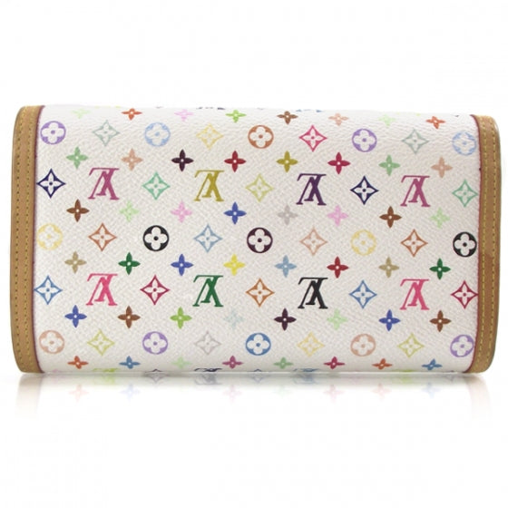 Louis Vuitton White Multicolor PTI Wallet 2 of 9