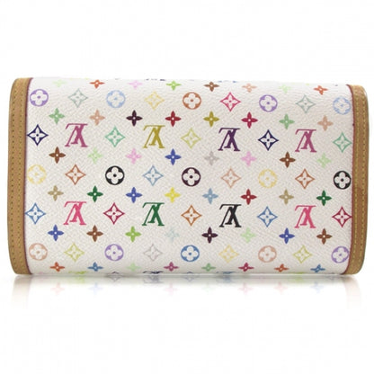 Louis Vuitton White Multicolor PTI Wallet 2 of 9