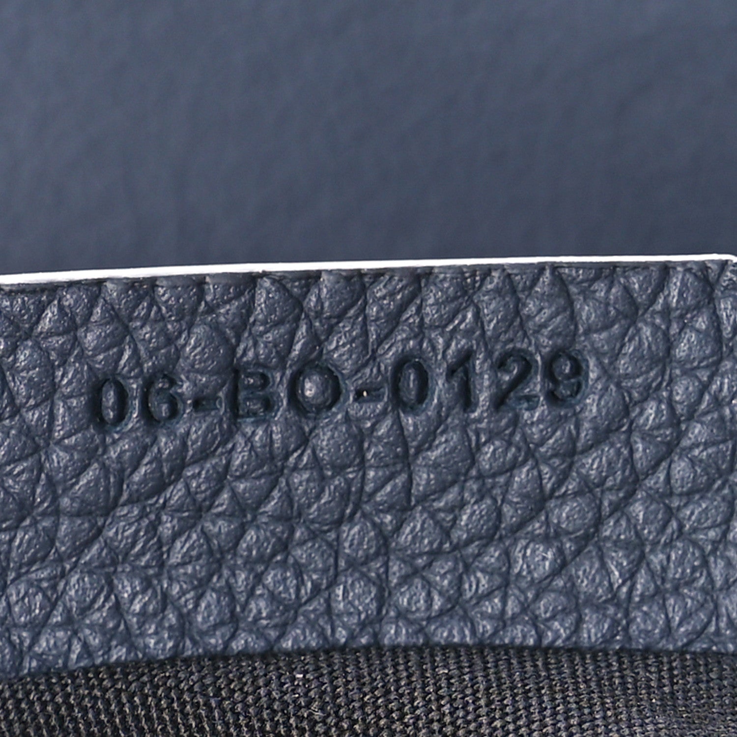 Christian Dior Grained Calfskin Mens Saddle Bag Navy Blue 6 of 9