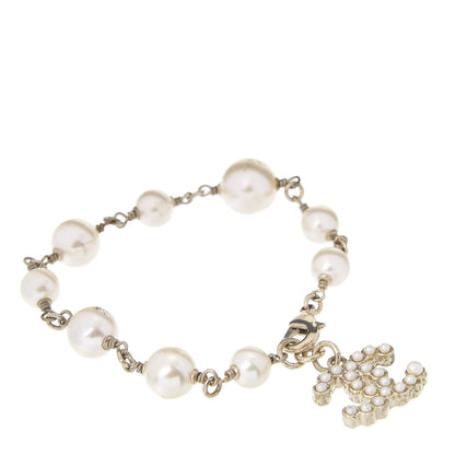 Chanel Pearl CC Bracelet Gold 1 of 8