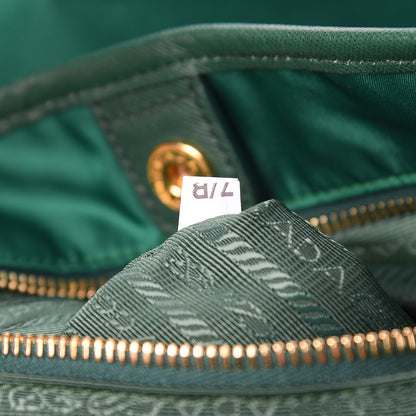 Prada Tessuto Nylon Saffiano Tote Oleandro 8 of 17