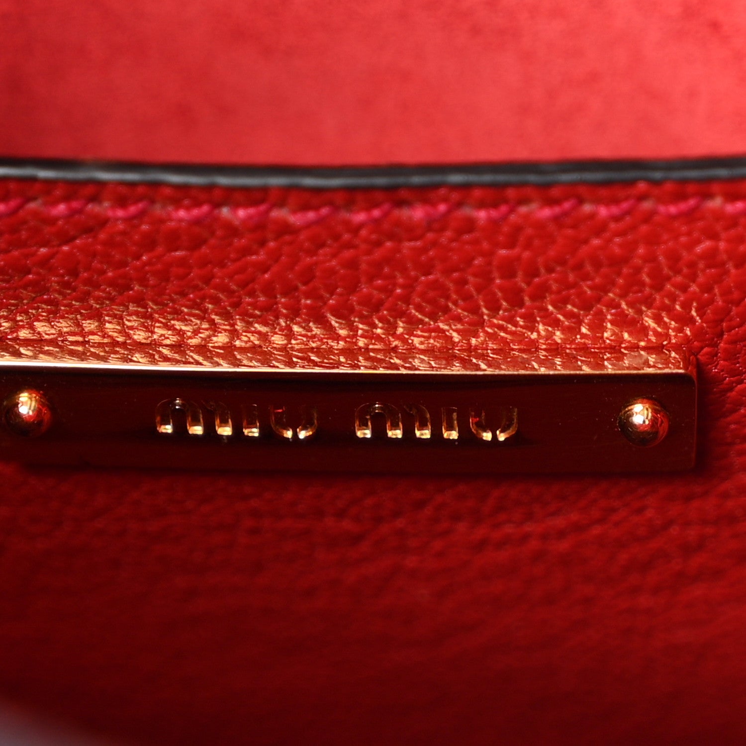 Miu Miu Denim Madras Hobo Bag Blue Fuoco 5 of 9