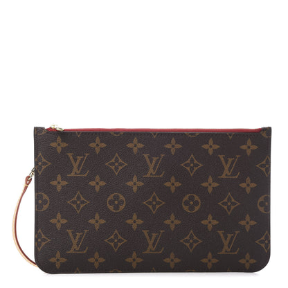 Louis Vuitton Monogram Neverfull MM GM Pochette Cherry 1 of 7