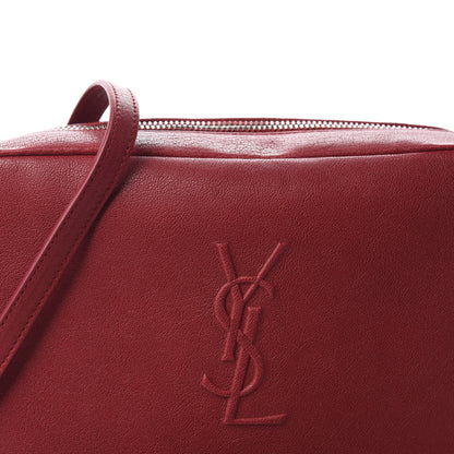 Saint Laurent Lambskin Monogram Small Lou Camera Bag Lipstick Red 10 of 10