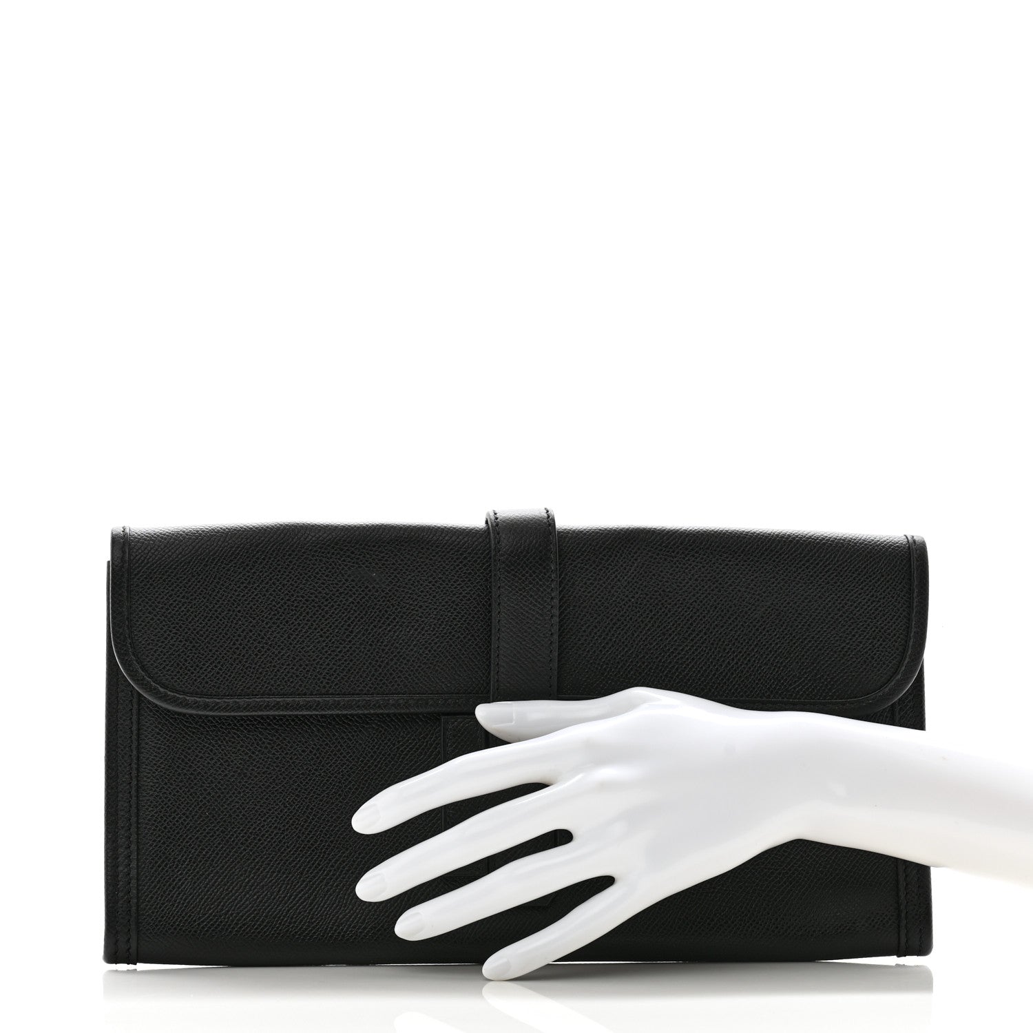 Hermes Epsom Jige Elan 29 Clutch Black 2 of 10