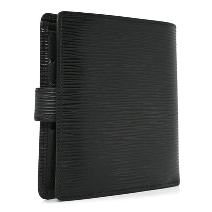 Louis Vuitton Epi Porte-Billets Compact Wallet Black 3 of 6