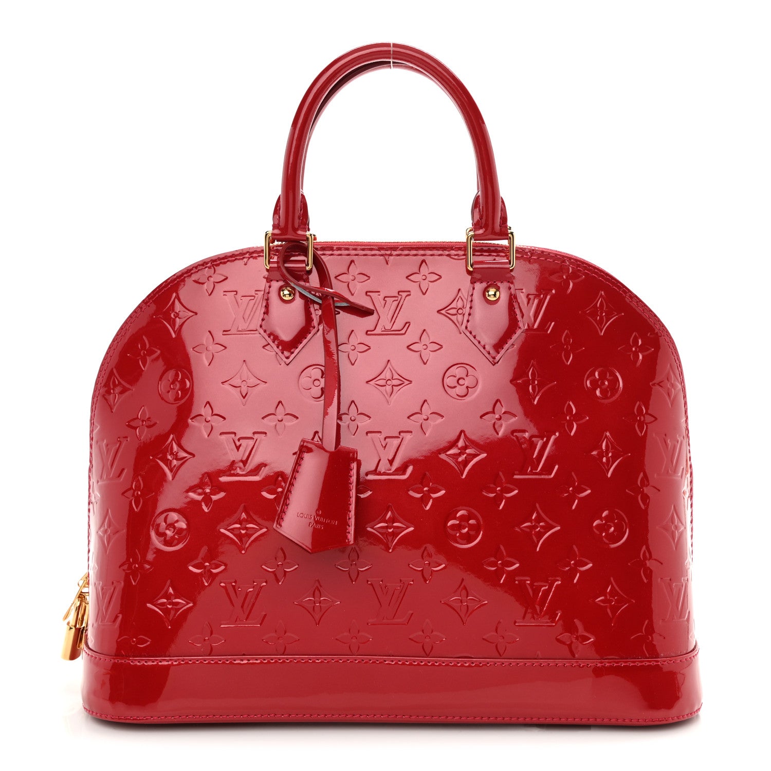 Louis Vuitton Vernis Alma MM Pomme D'Amour 1 of 8