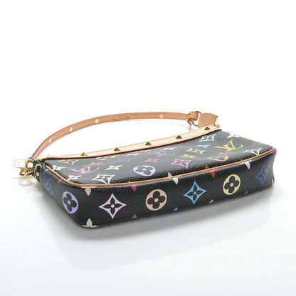 Louis Vuitton Monogram Multicolor Pochette Accessories Black 4 of 8