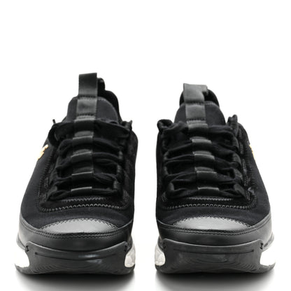 Chanel Velvet Calfskin Mixed Fibers CC Sneakers 37 Black 2 of 23