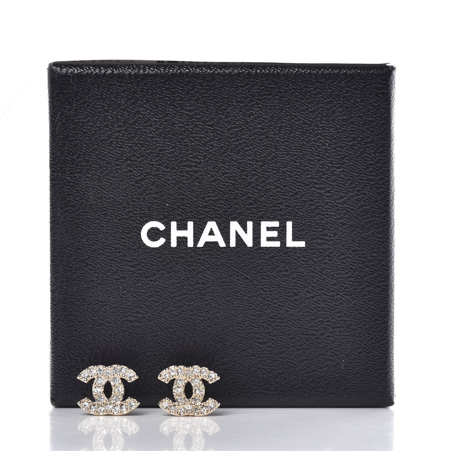 Crystal CC Earrings Gold