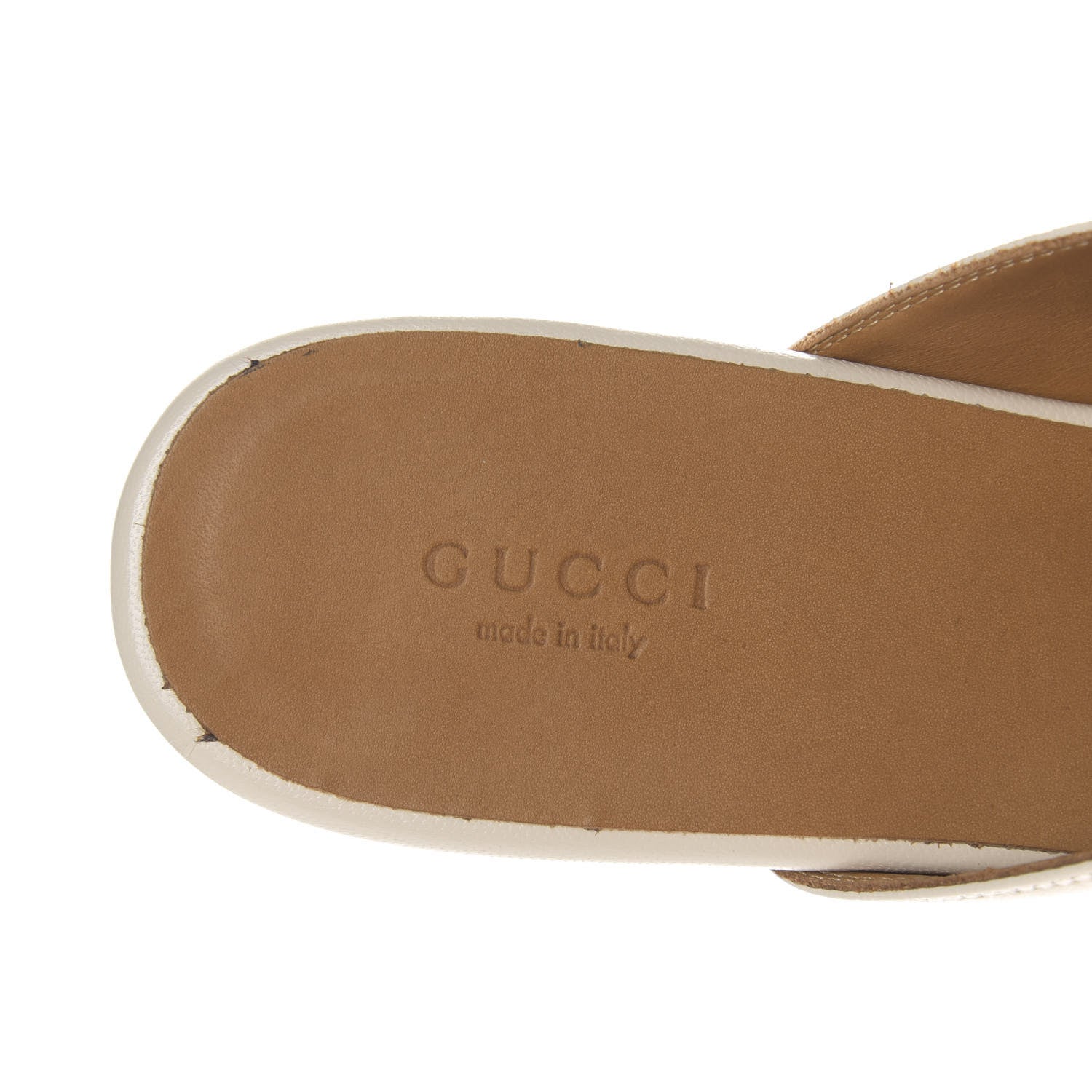 Gucci Malaga Kid Womens Princetown Slippers 39 Mystic White 6 of 10