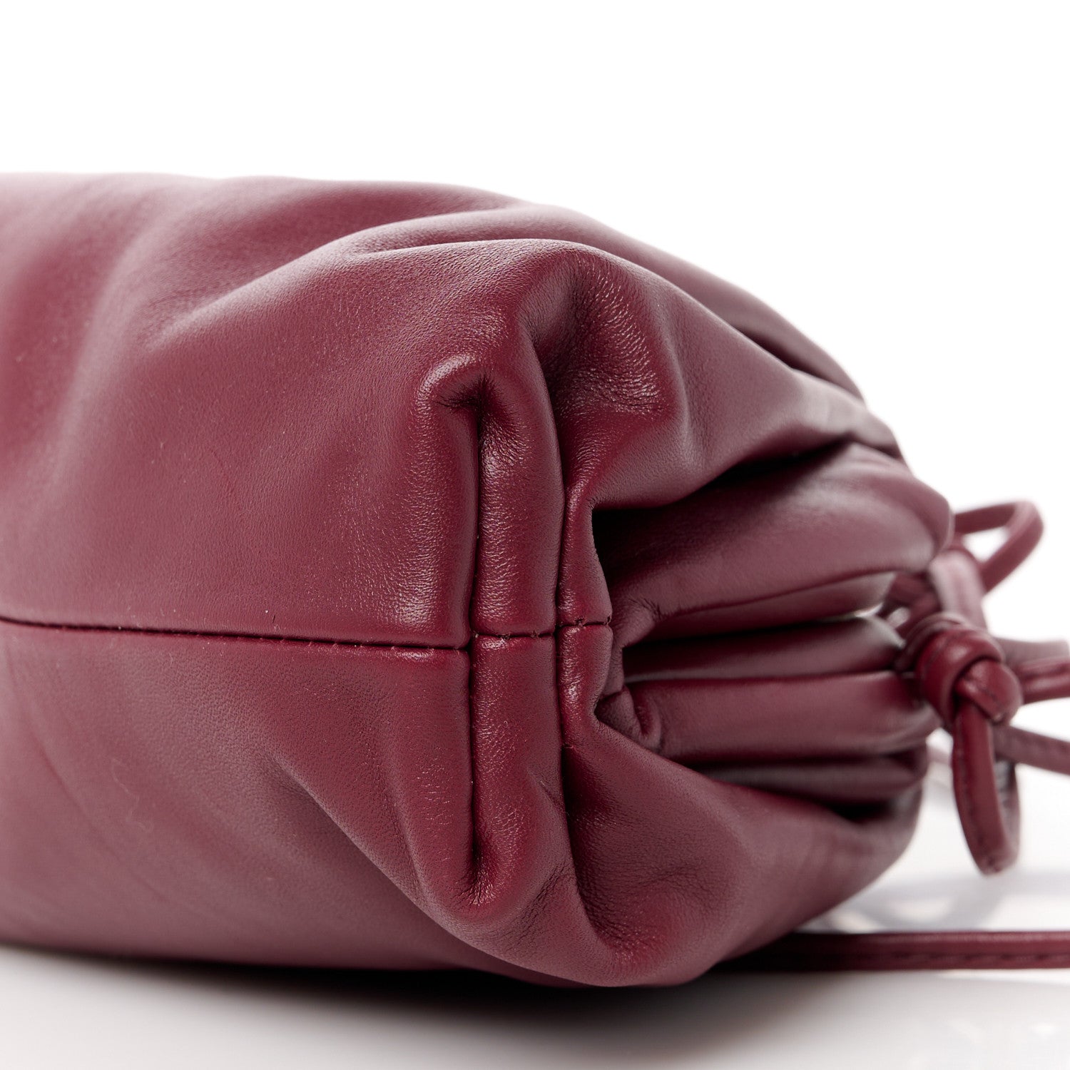 Bottega Veneta Butter Calfskin The Mini Pouch Bordeaux 11 of 11