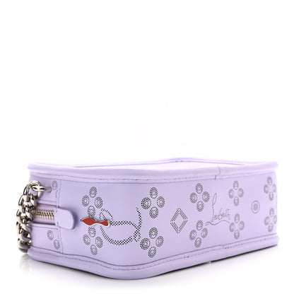 Christian Louboutin Calfskin Small Radioloubi Lilac Smoke 4 of 10