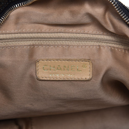 Chanel Vinyl Medium Rock and Chain Bowler Black 6 of 8