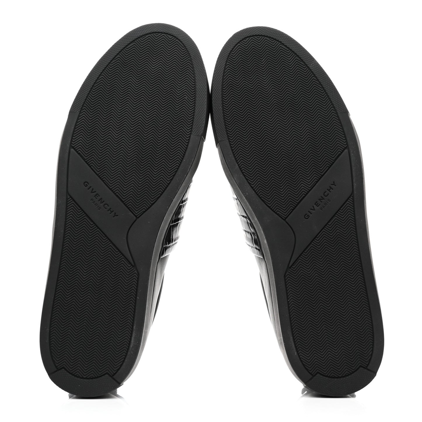 Calfskin Crocodile Embossed Mens Urban Street Sneakers 41 Black