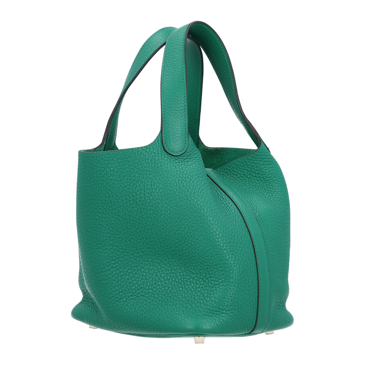 Hermes Taurillon Clemence Picotin Lock 18 PM Vert Vertigo 3 of 10