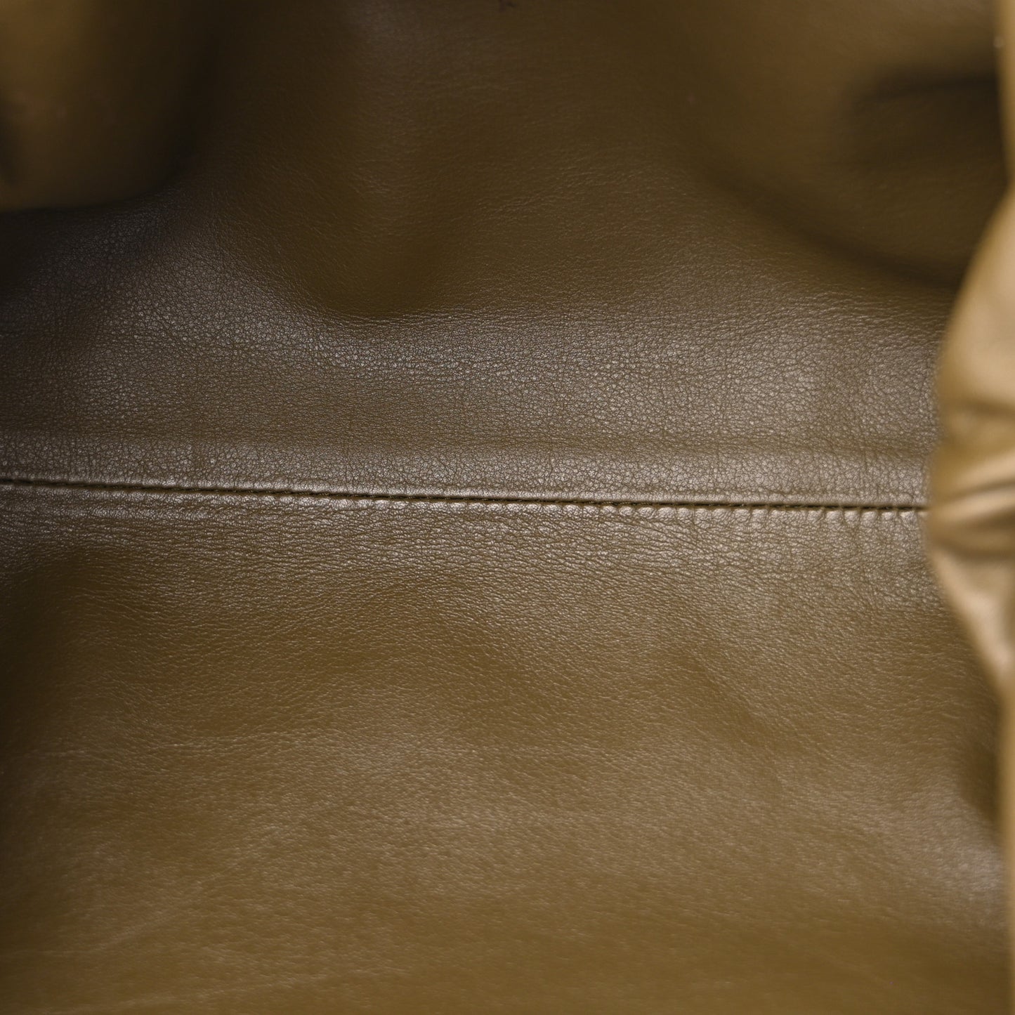 Smooth Butter Calf The Pouch Oversized Clutch Mustard