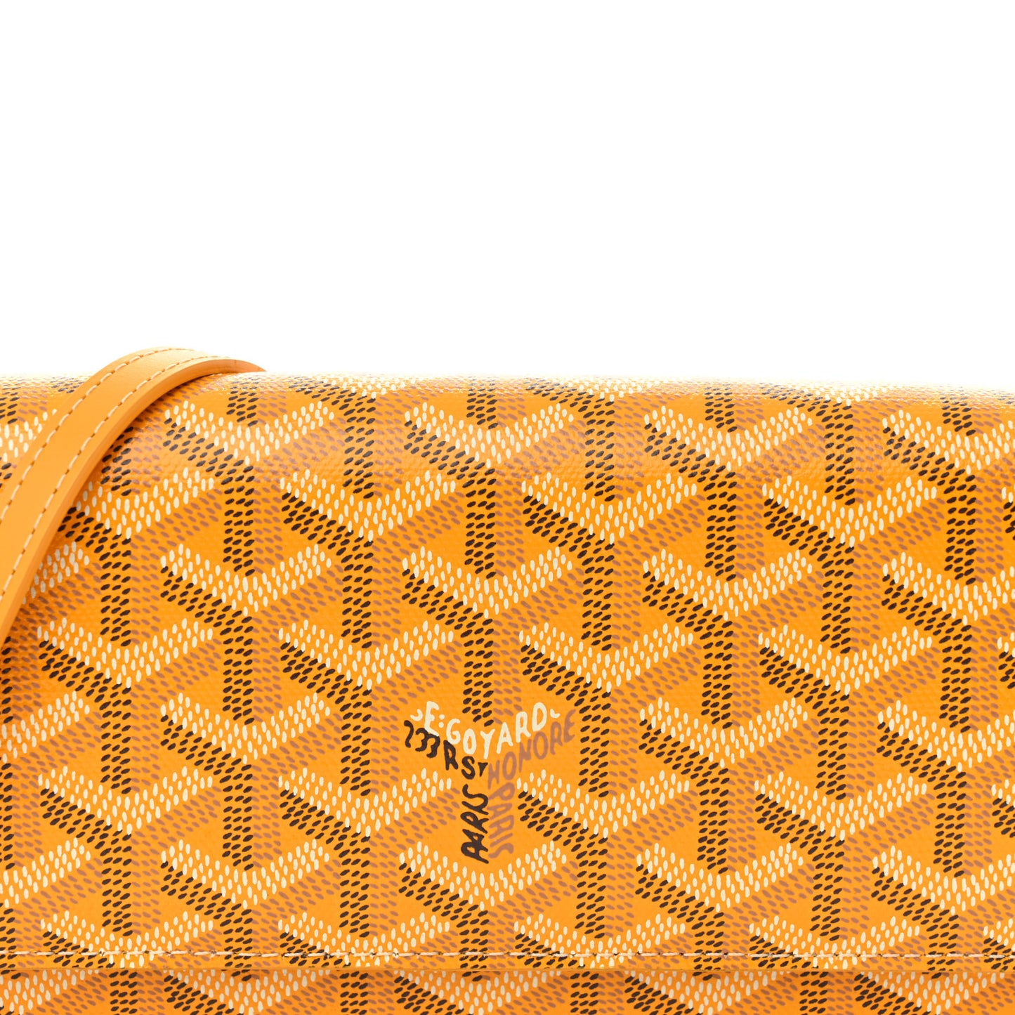 Goyardine Varenne Continental Wallet Yellow