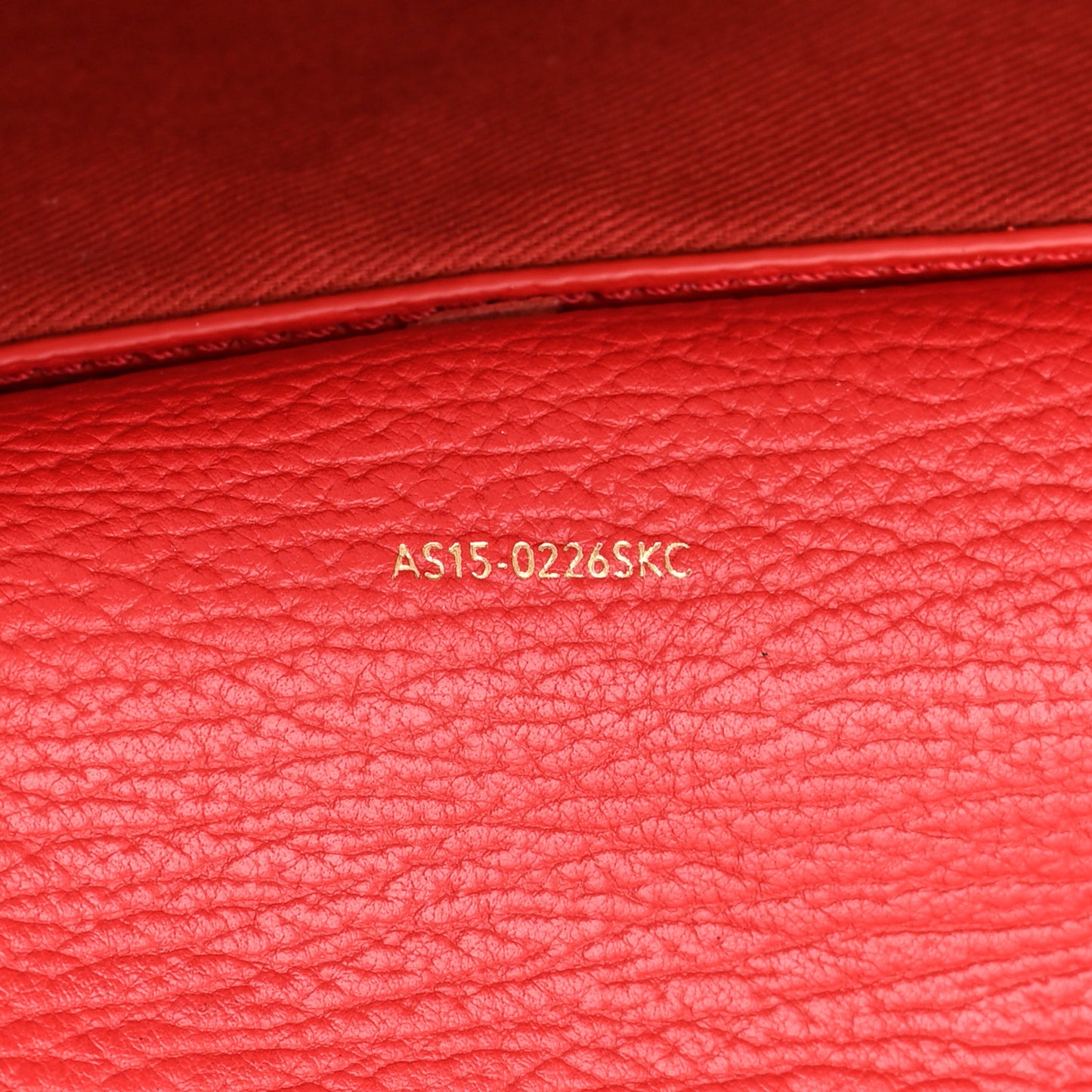 Textured Calfskin Mini Pashli Satchel Red