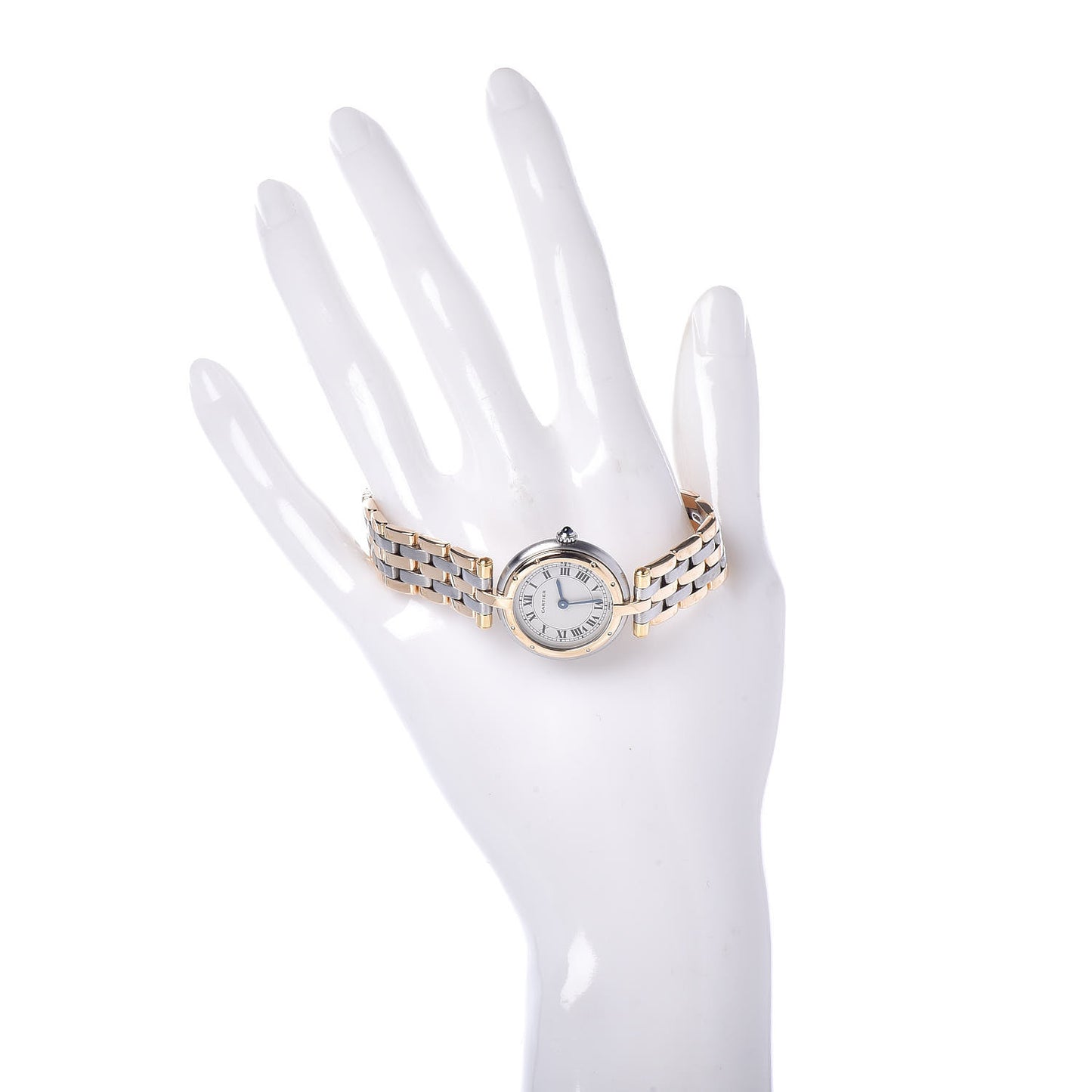 Stainless Steel 18K Yellow Gold 24mm Panthere Vendome Quartz Watch