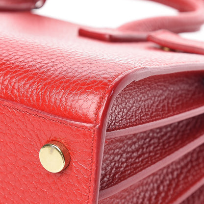 Saint Laurent Grained Calfskin Nano Sac De Jour New Red 11 of 14