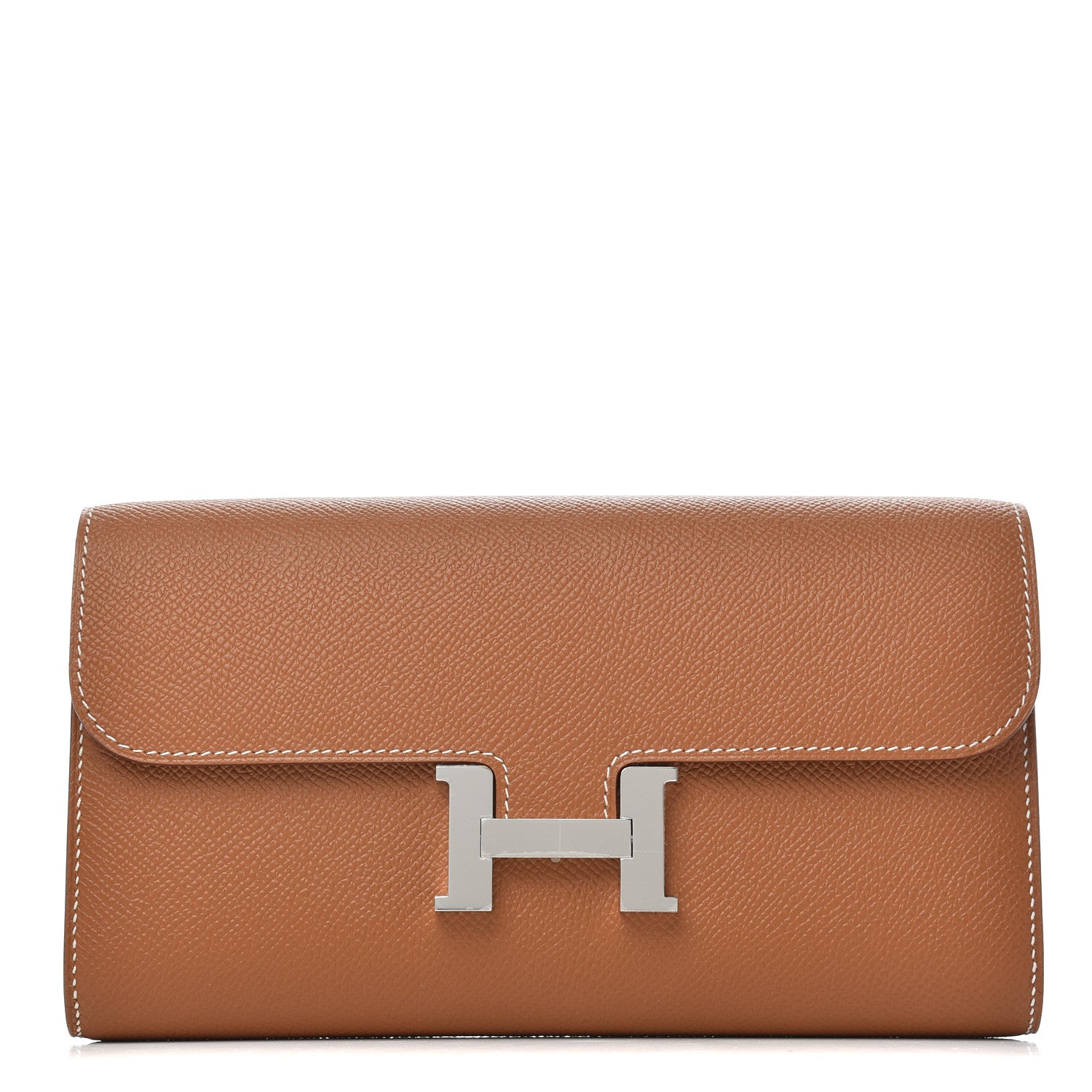 Hermes Epsom Constance Long Wallet To Go Gold 1 of 9