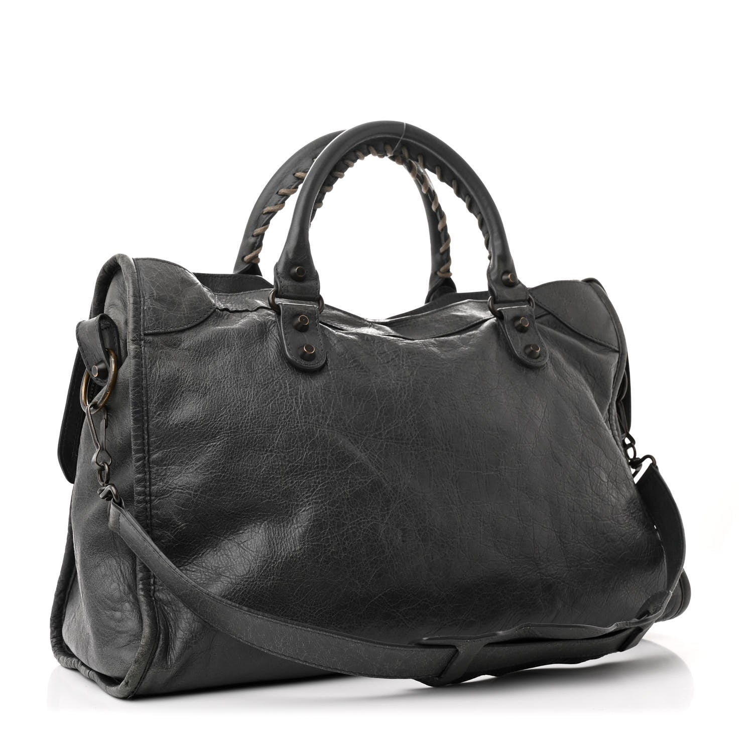 Balenciaga Agneau Classic Hardware City Gris Tarmac 4 of 12