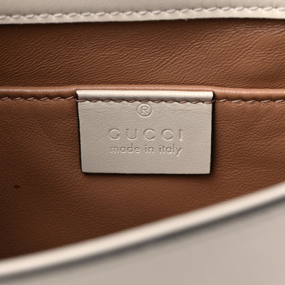 Gucci Nappa Pearl Studded Mini Queen Margaret Broadway Shoulder Bag Mystic White 6 of 14