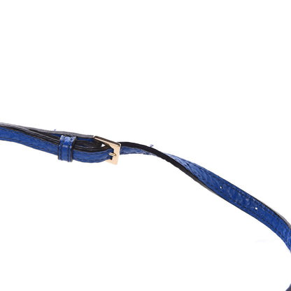 Burberry Signature Grain Calfskin Small Chichester Crossbody Clutch Bag Brilliant Blue 10 of 14