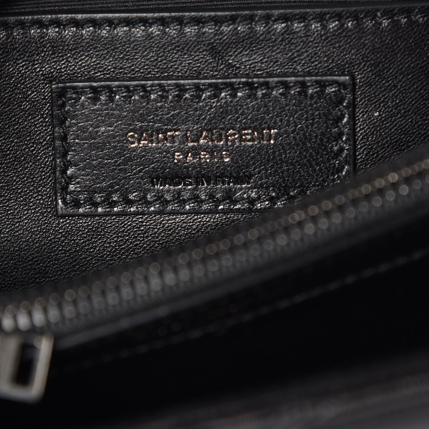 Calfskin Matelasse Diamond Quilted Monogram Medium College Bag Black