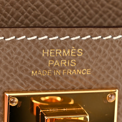 Hermes Epsom Kelly Pocket Compact Wallet Etoupe 6 of 9